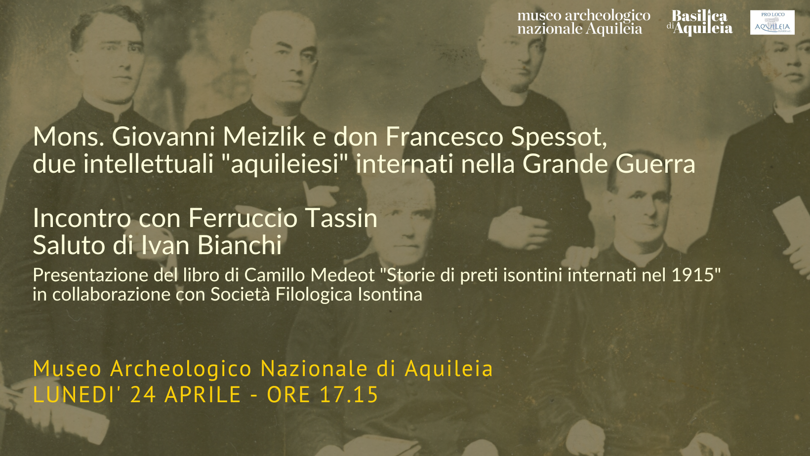 Mons. Giovanni Meizlik e don Francesco Spessot – Incontro con Ferruccio Tassin